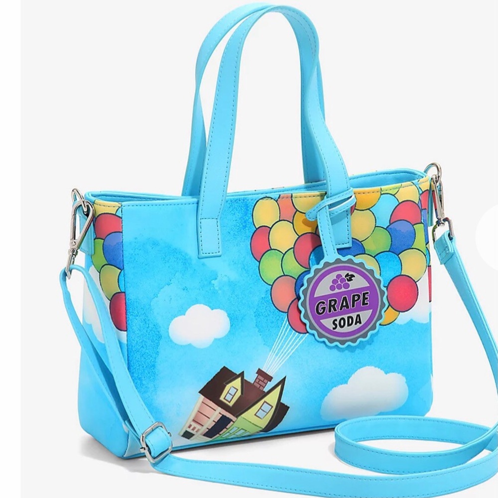 Loungefly Disney Pixar Up BalloonHouse Satchel Bag